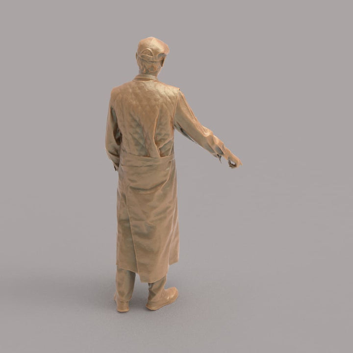 MM1038 Male Shop Keeper With Hand Out Figure