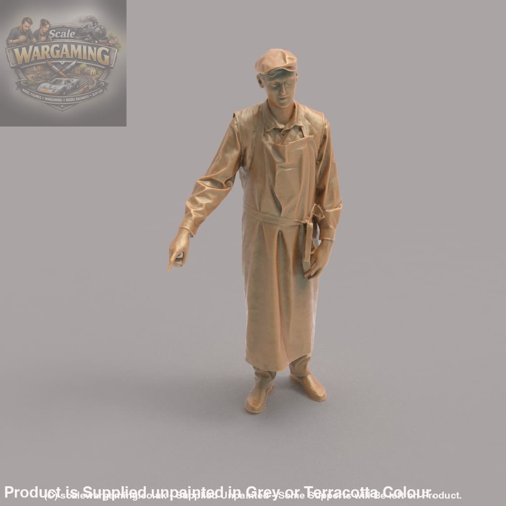 MM1038 Male Shop Keeper With Hand Out Figure