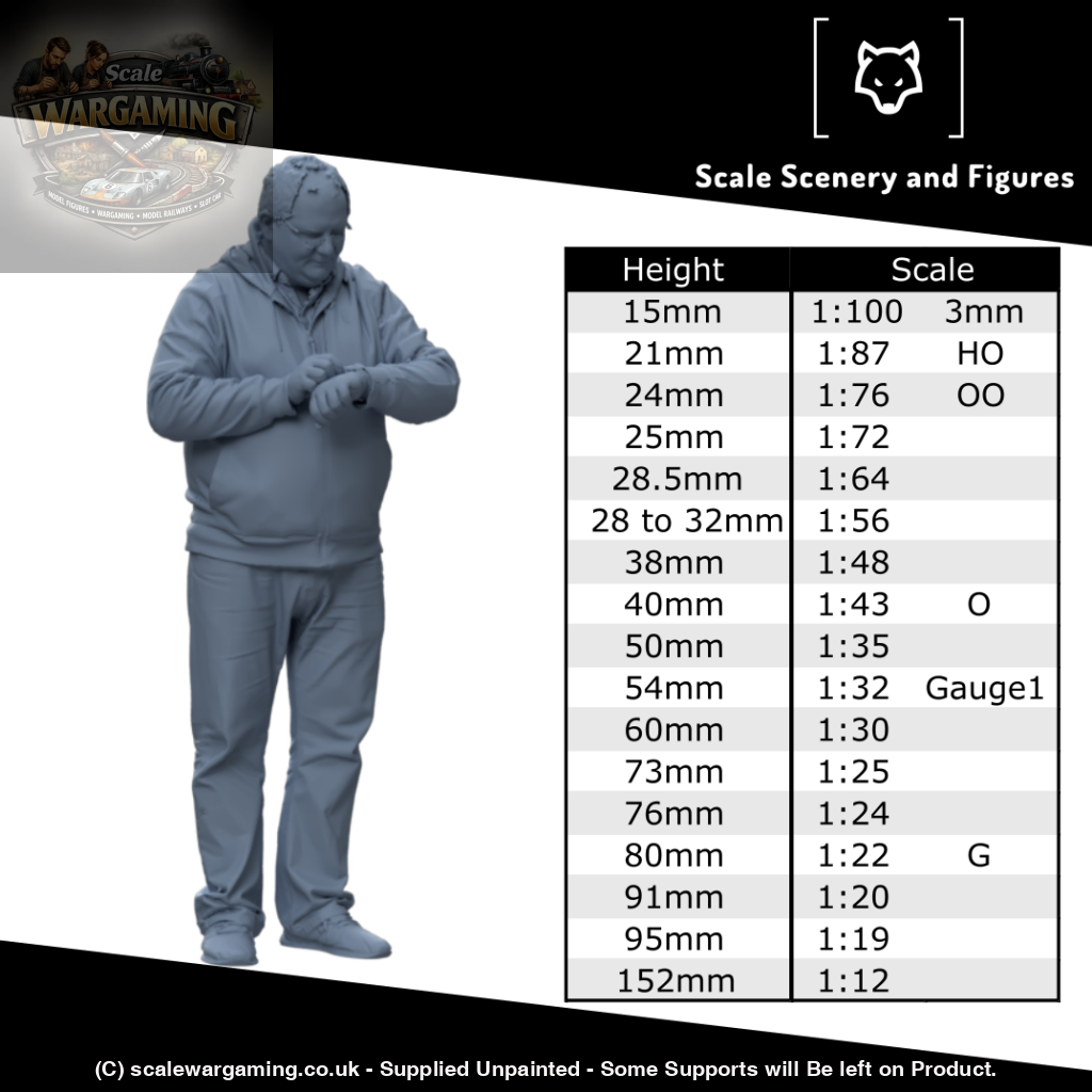 MM1039 Male Shop Keeper Writing bill Figure