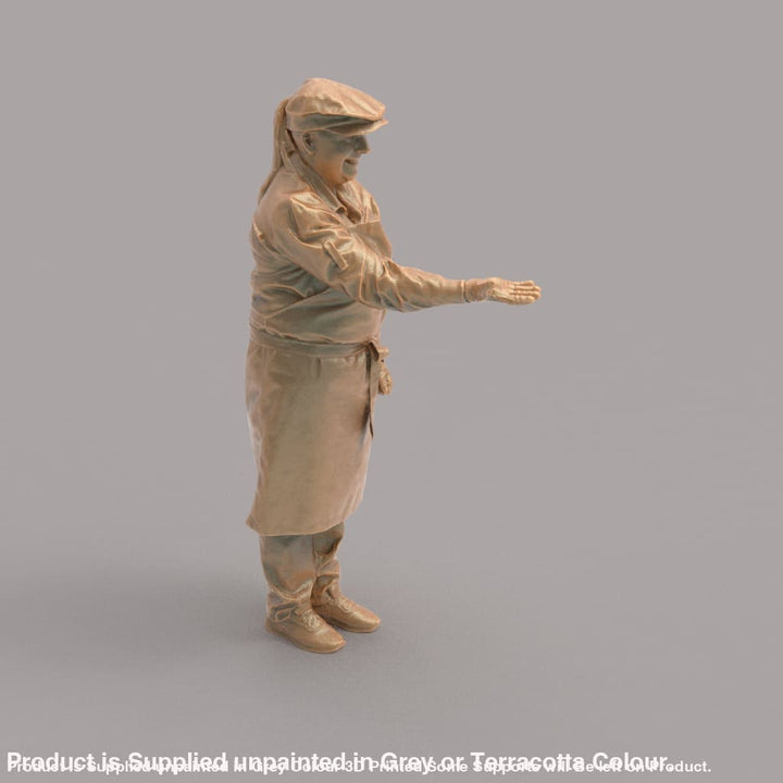 MM1040 Female Shop Keeper With Hand Out Figure