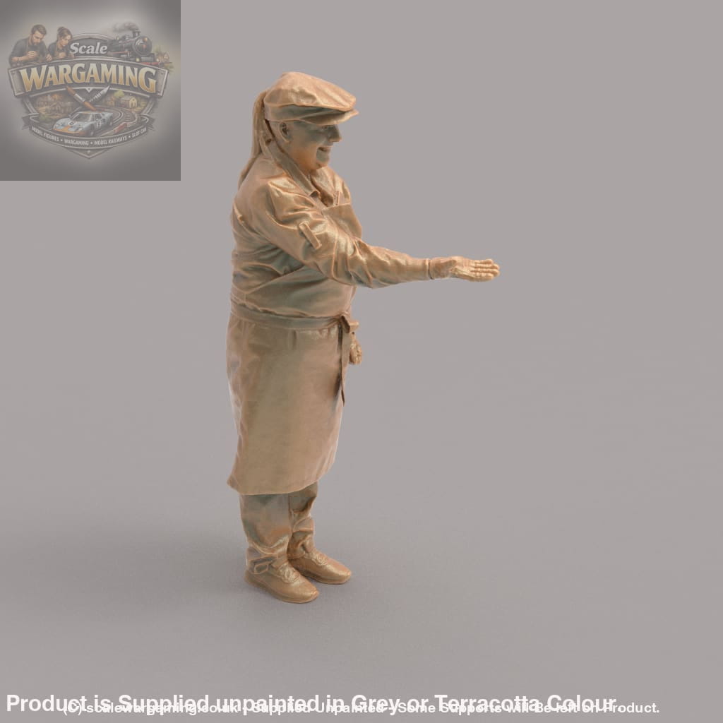 MM1040 Female Shop Keeper With Hand Out Figure