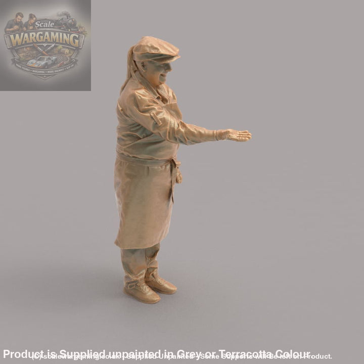 MM1040 Female Shop Keeper With Hand Out Figure