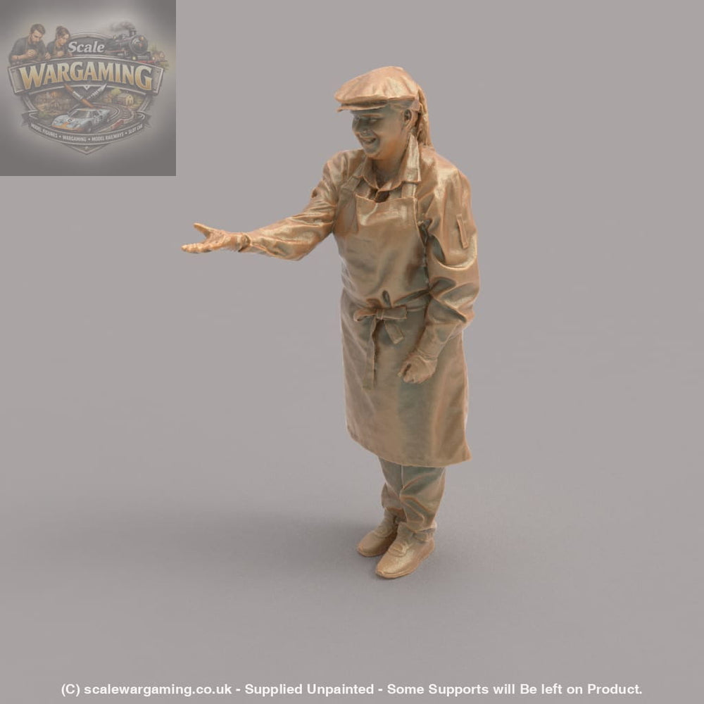 MM1040 Female Shop Keeper With Hand Out Figure