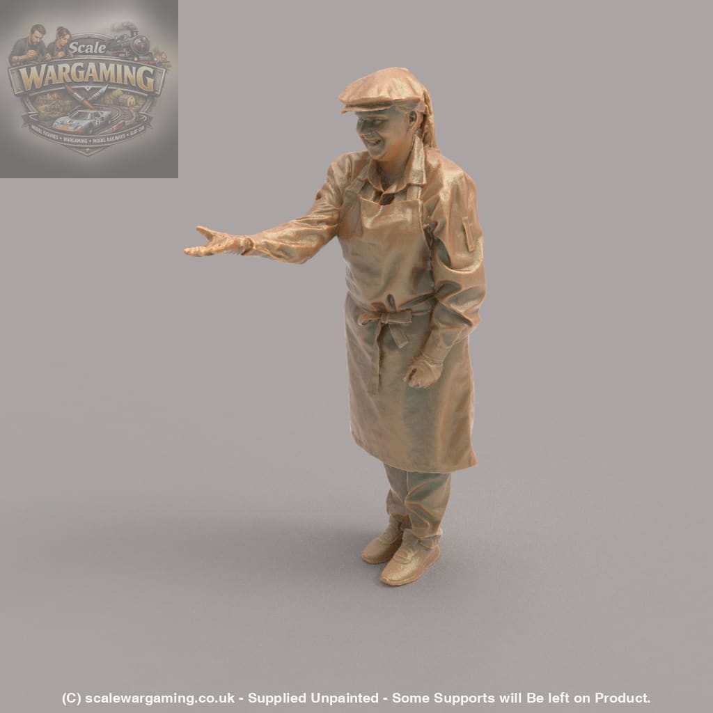 MM1040 Female Shop Keeper With Hand Out Figure