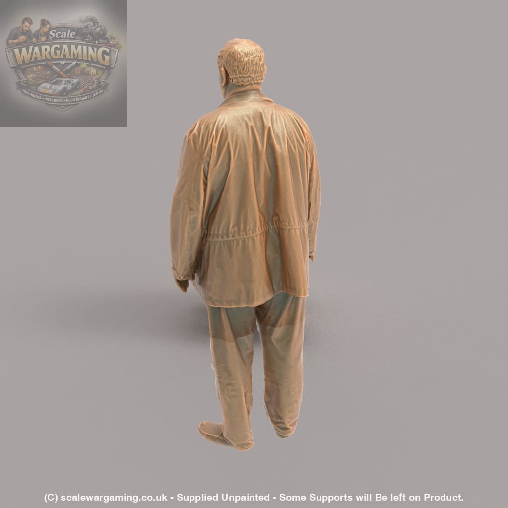 MM106 Grandad in Jacket Smiling Figure