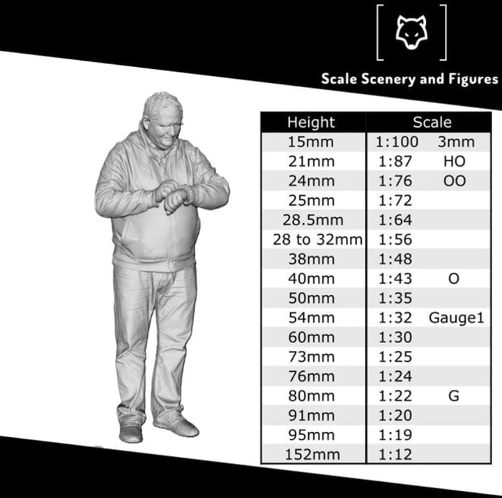 MM106 Grandad in Jacket Smiling Figure