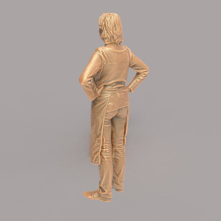 MM108 Older Female Shop keeper Figure