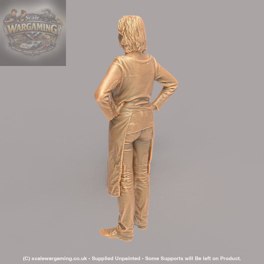 MM108 Older Female Shop keeper Figure