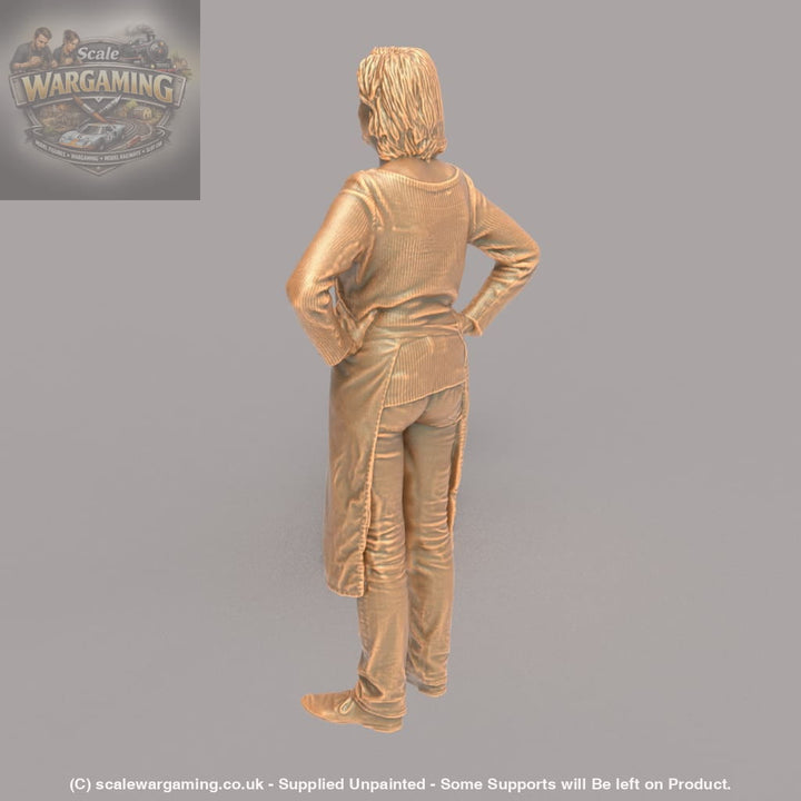 MM108 Older Female Shop keeper Figure