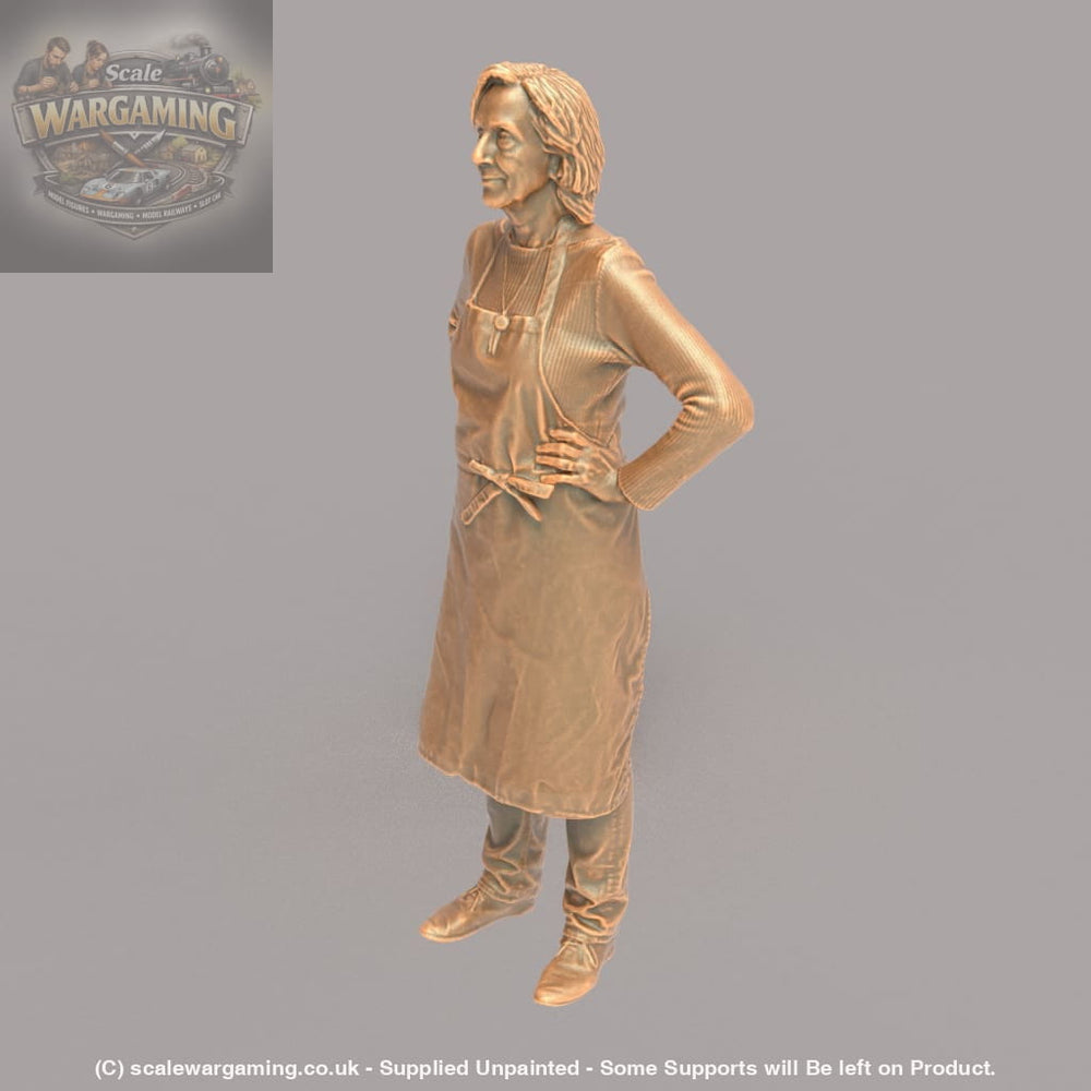 MM108 Older Female Shop keeper Figure