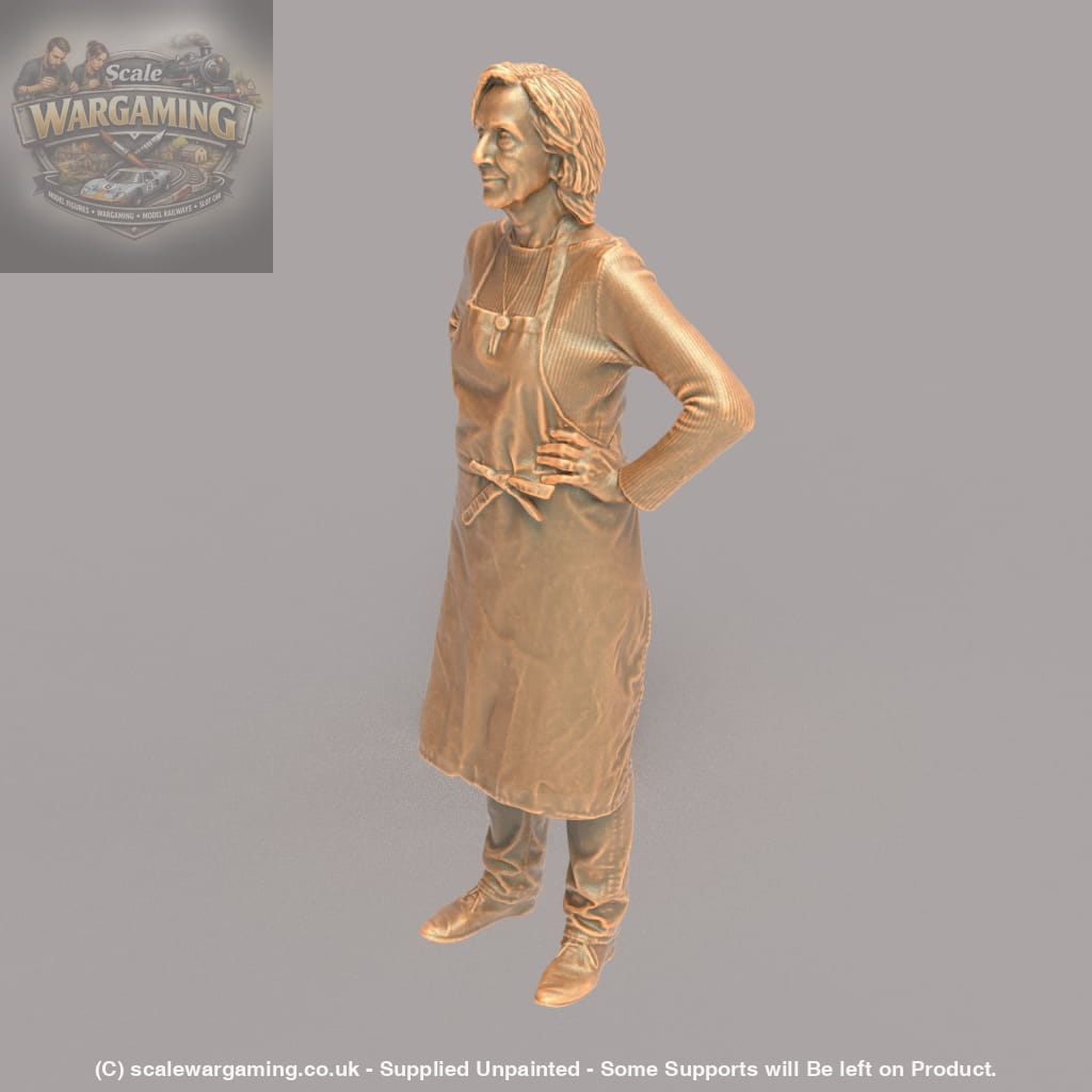 MM108 Older Female Shop keeper Figure