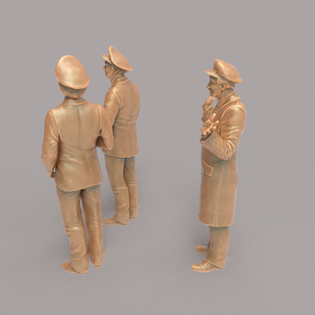 MM1171 On The Buses Stan Jack and Blakey Figure