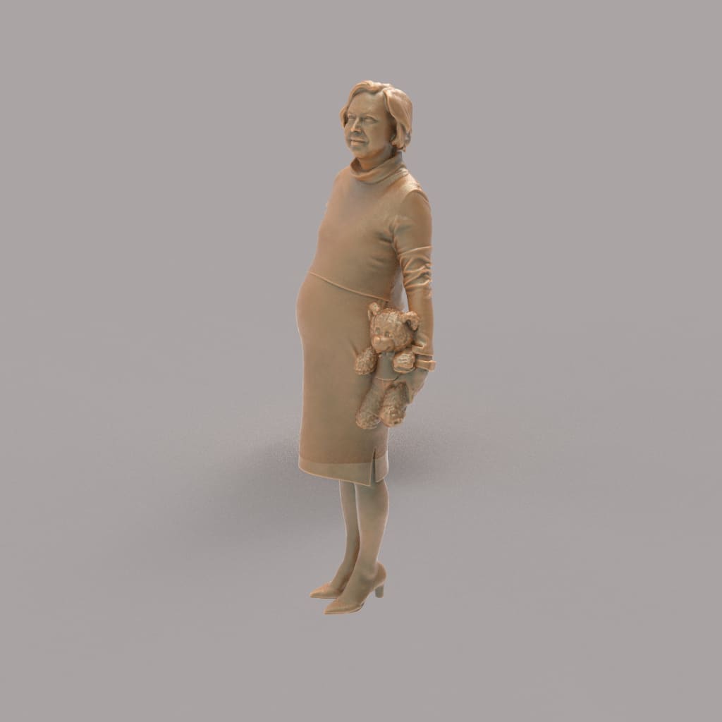 MM1208 Pregnant lady Figure