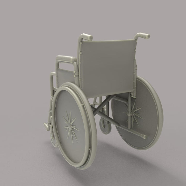 MM1212 Old man sitting in a wheel chair Figure