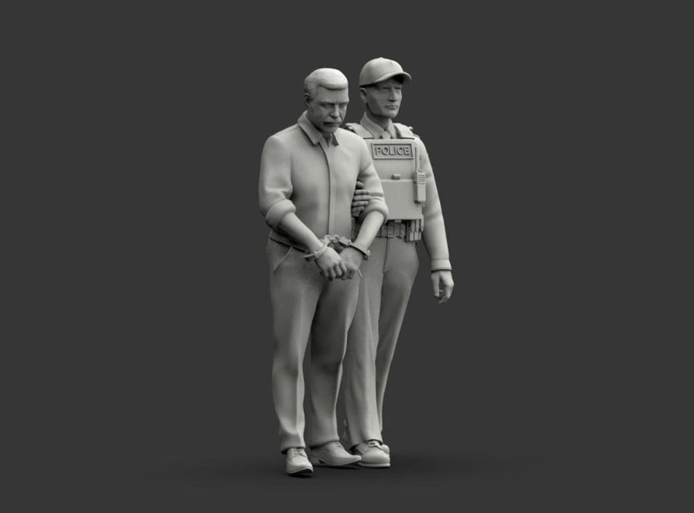 MM1224 Policeman Walking Suspect Figure