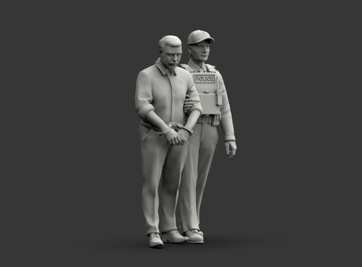 MM1224 Policeman Walking Suspect Figure