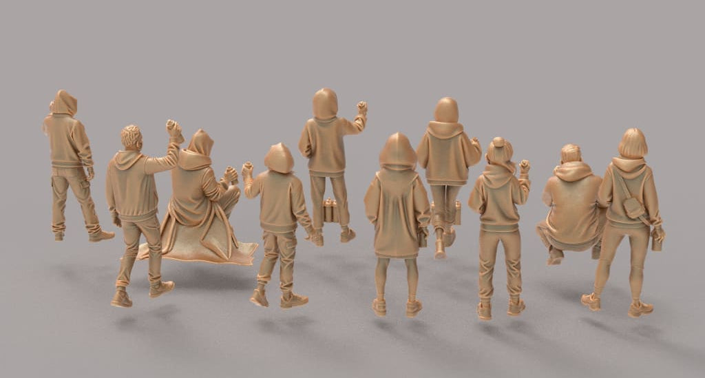 MM1302 Graffiti Painters Figure