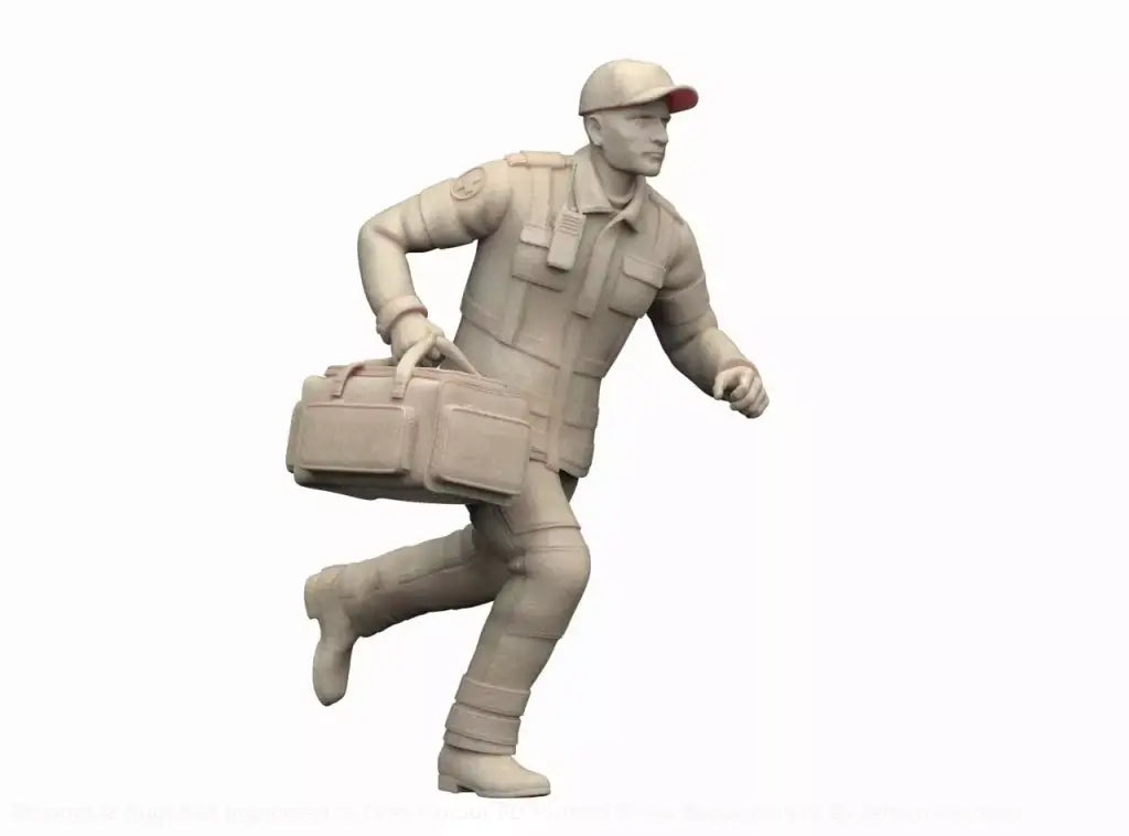 MM1307 Ambulance Crew Running Figure