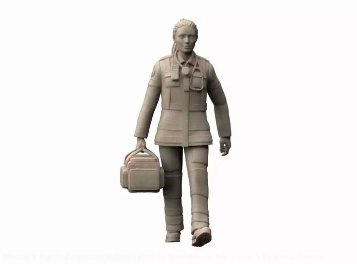 MM1308 Ambulance Female with Bag Figure