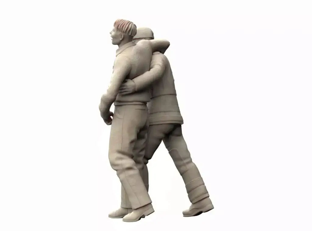 MM1309 Ambulance Crew Holding Casualty Figure