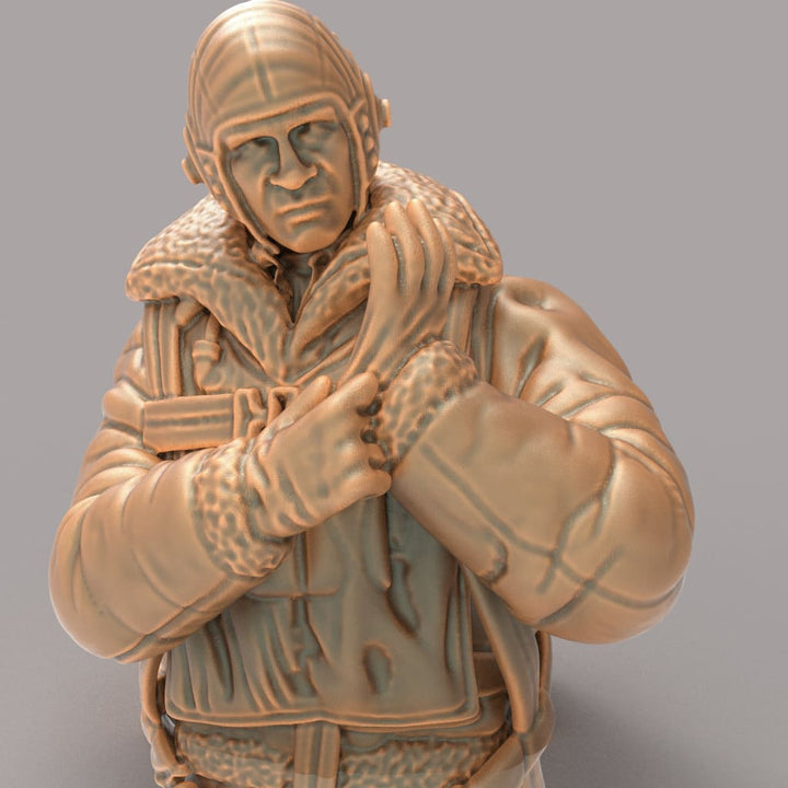 MM1404 WW2 USA Bomber Crew 3 Figure