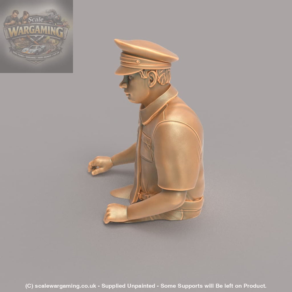 MM160BC Male Bus/Train Driver Cut at Waist Figure