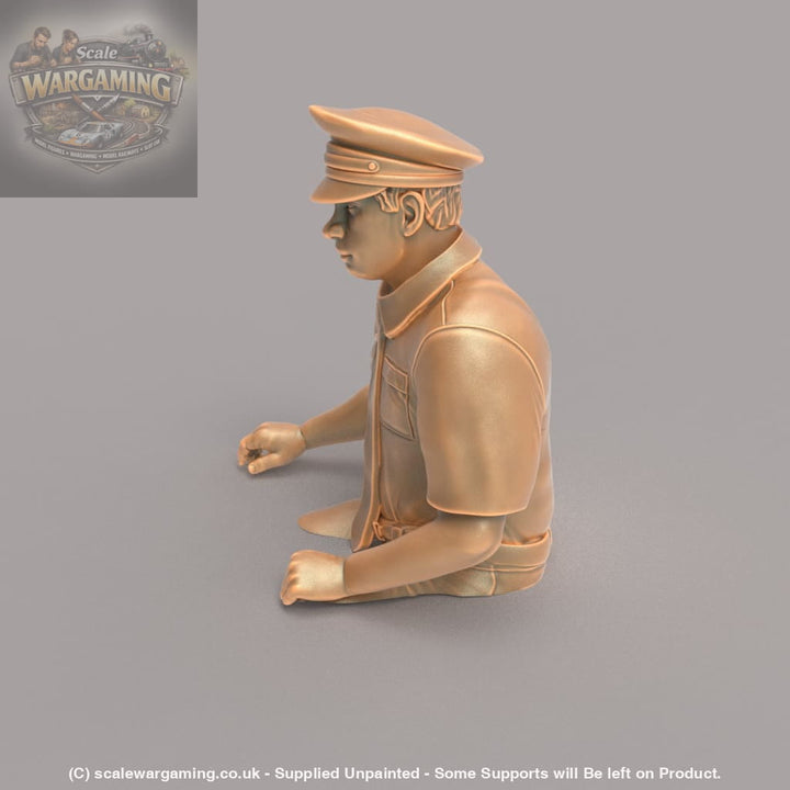 MM160BC Male Bus/Train Driver Cut at Waist Figure
