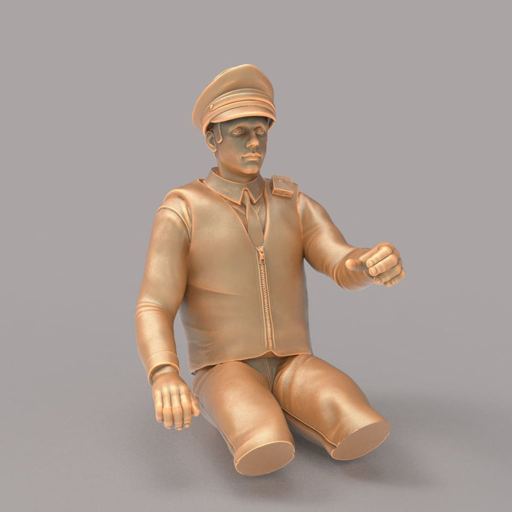 MM173 Male Traffic Police Driver Legs Cut Figure