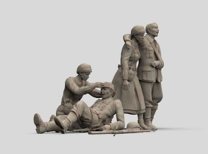MM2039 German Soldiers and Nurses Figure