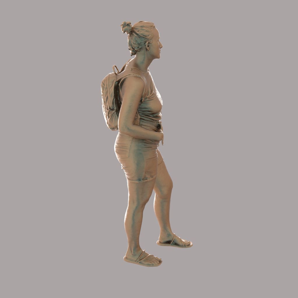MM2061 Girl ready for the beach Figure