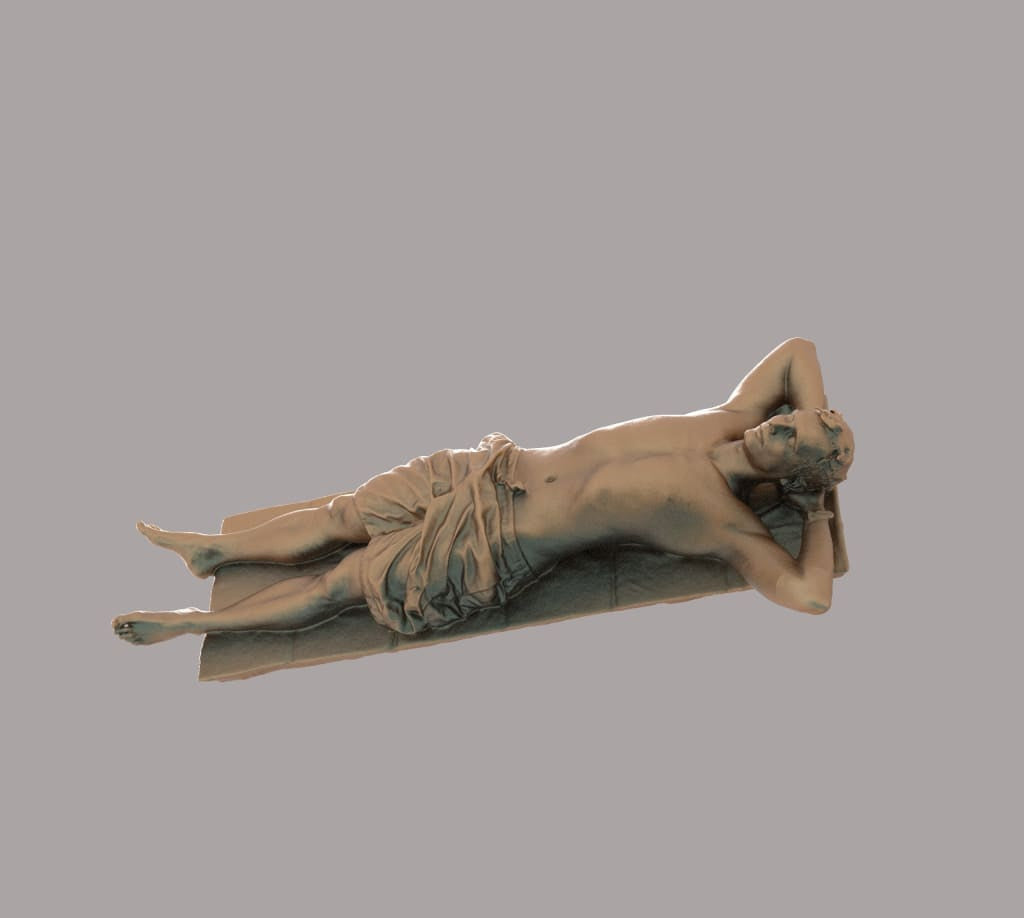 MM2064 Male on Beach Towel Figure