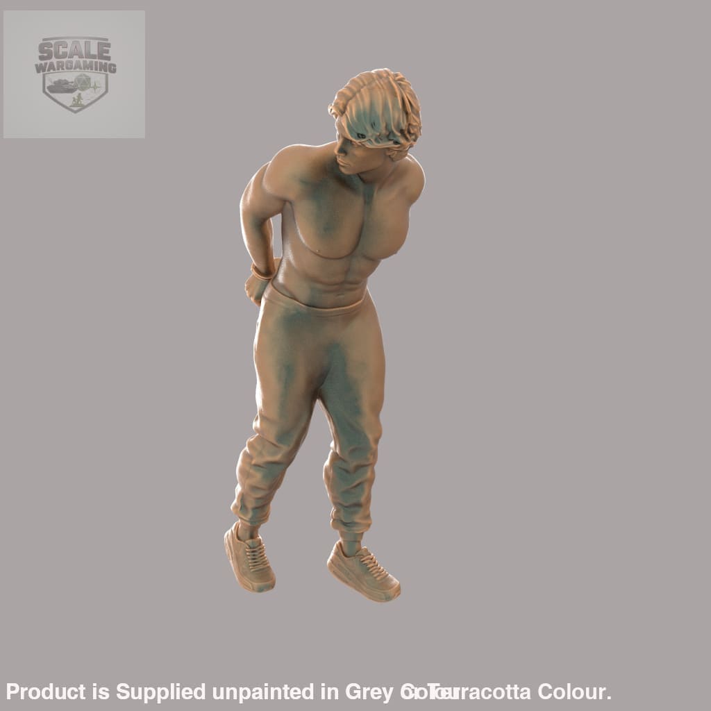 MM2067 Male in Handcuffs topless Figure