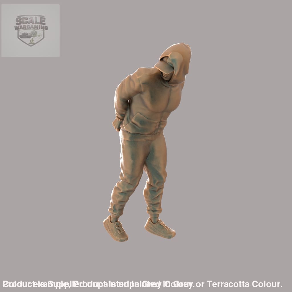 MM2068 Male in handcuffs wearing Hoodie Figure