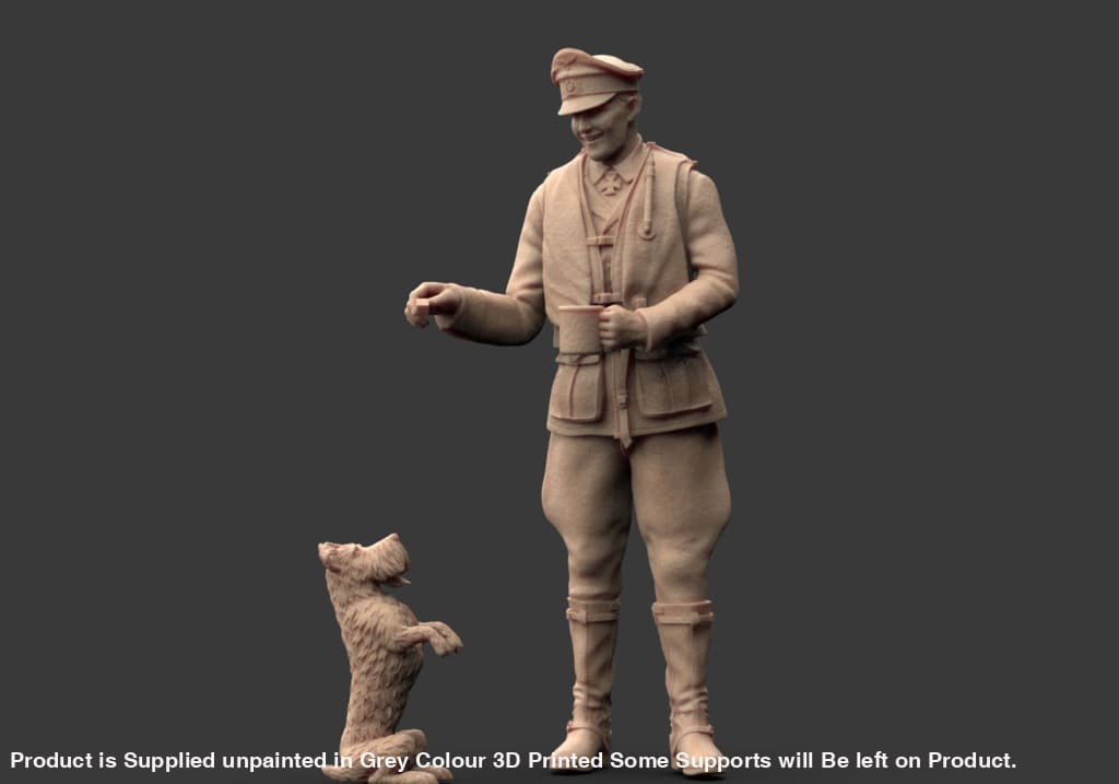 MM2075 Luftwaffe Pilot With dog Figure