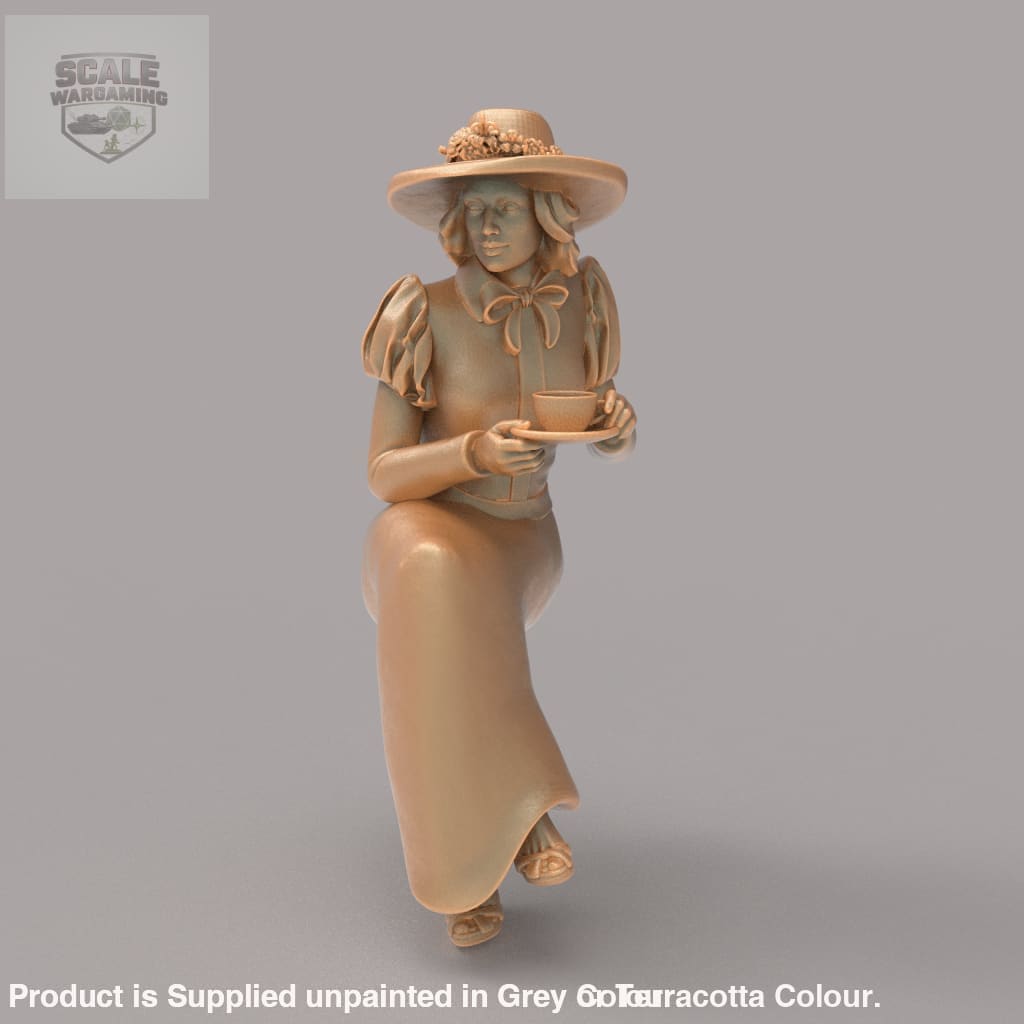 MM2088 Lady with dog Figure