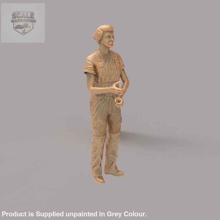 MM2090 Girl in Overalls Figure