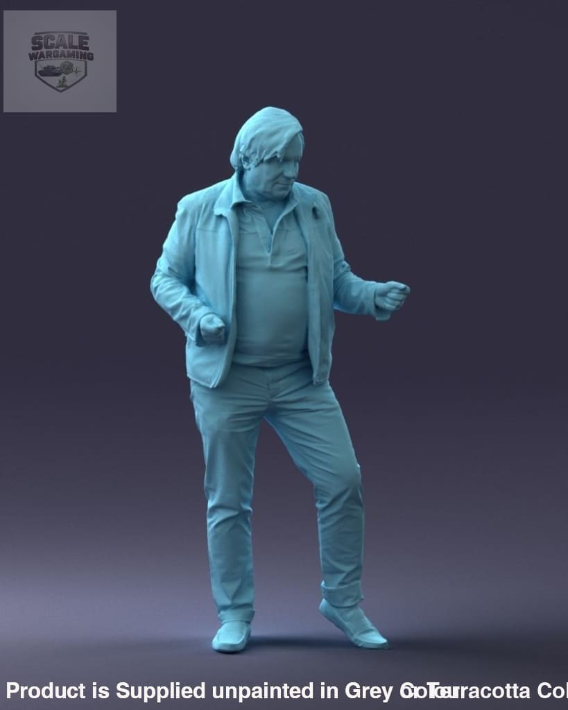 Older Male Dancing Figure