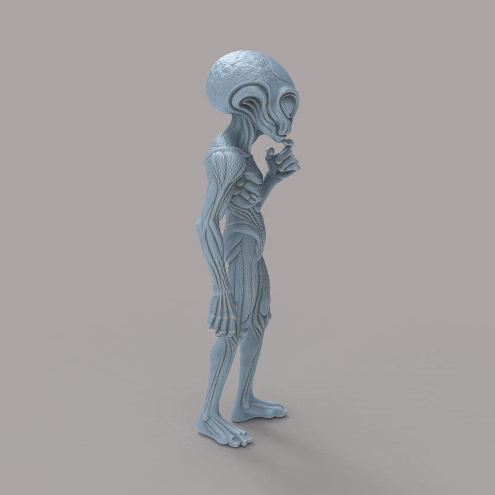 MM2135 Alien thinking Figure