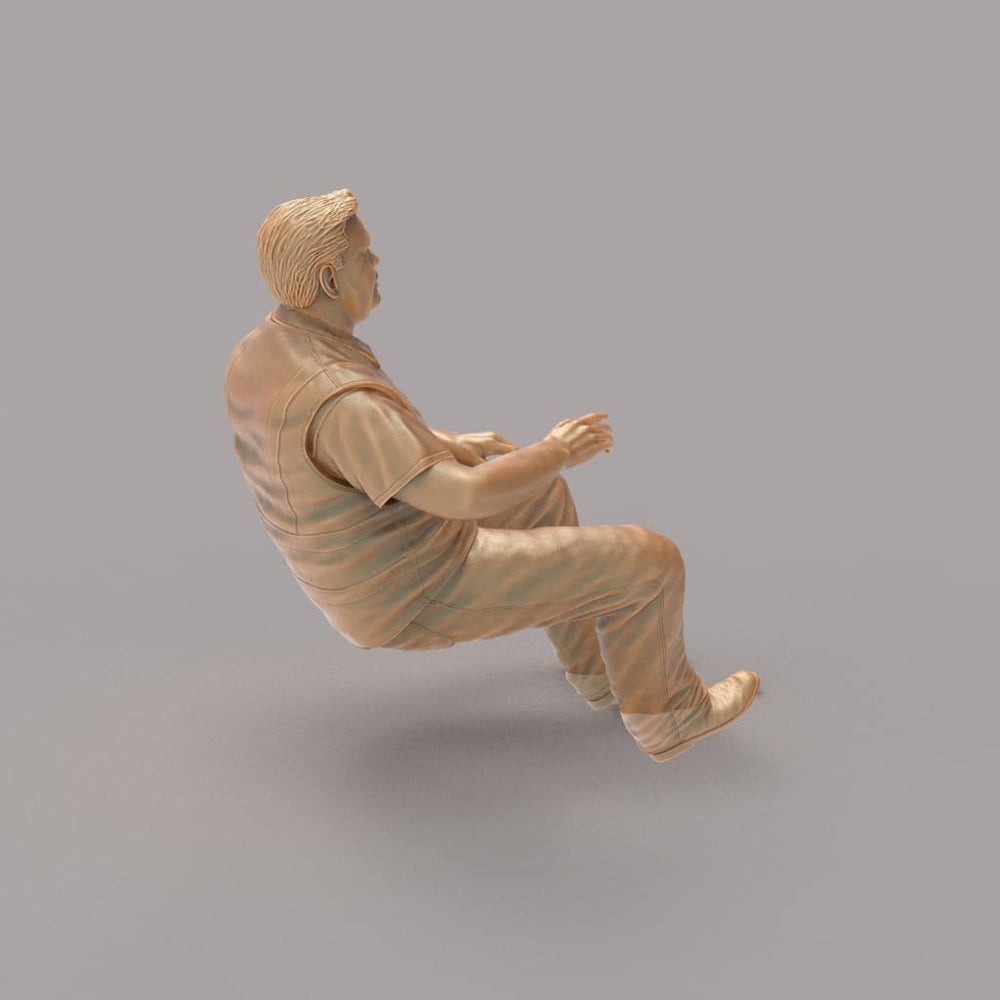 MM2136 Modern Train/Truck driver in HI Vis Figure