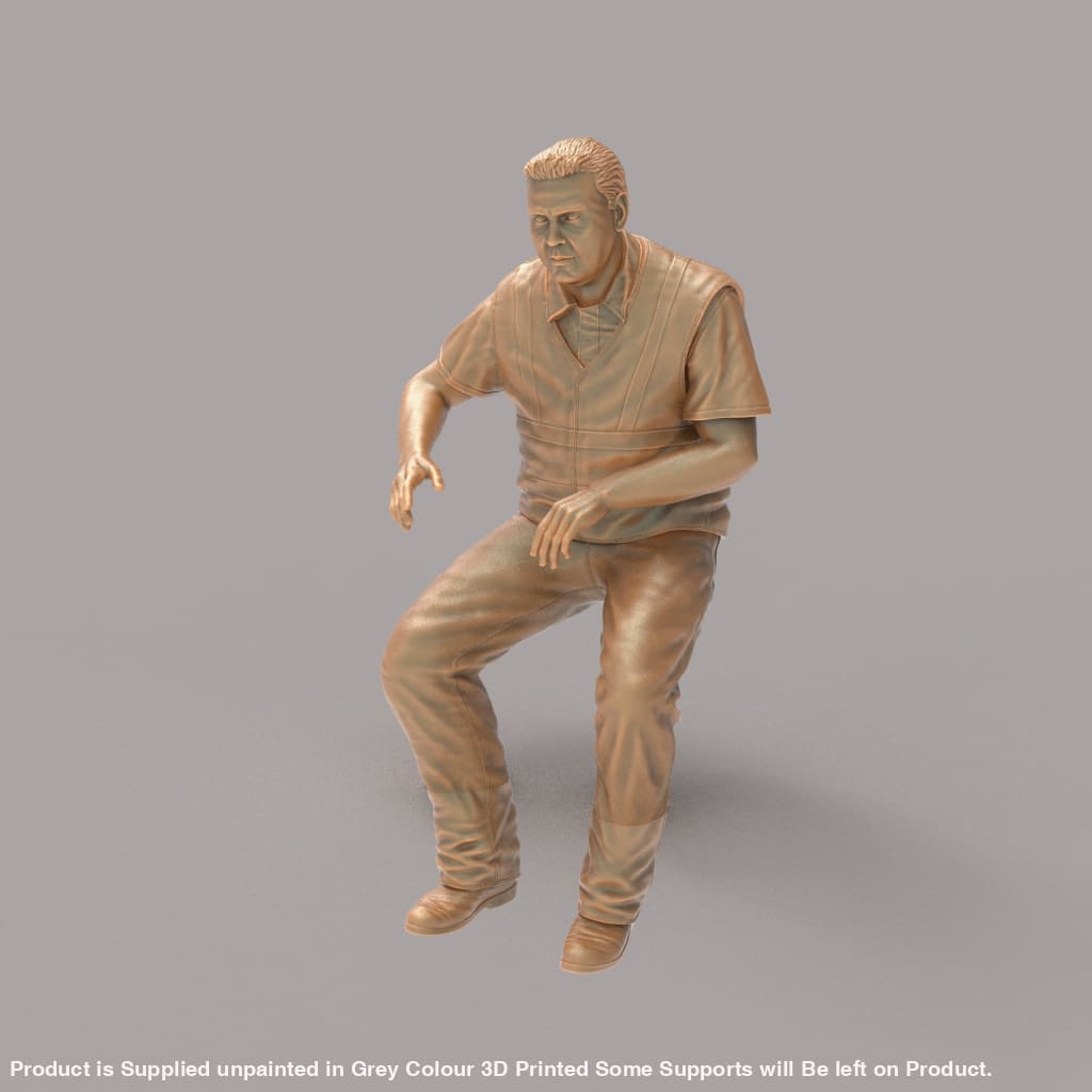 MM2136 Modern Train/Truck driver in HI Vis Figure