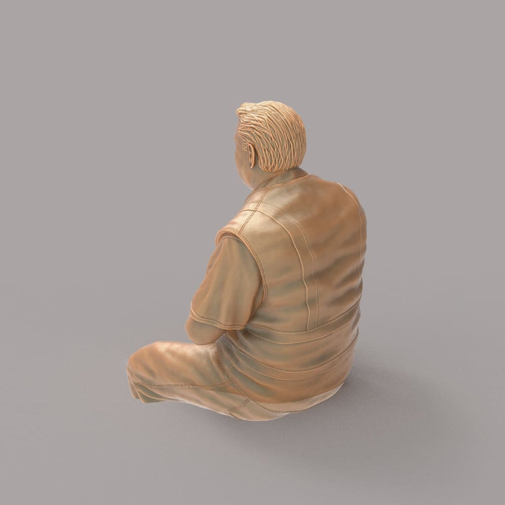 MM2136A Modern Train/Truck Legs Cut driver in HI Vis Figure