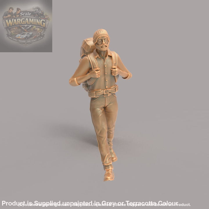 MM240 Male Hiker/Camping Walking Figure