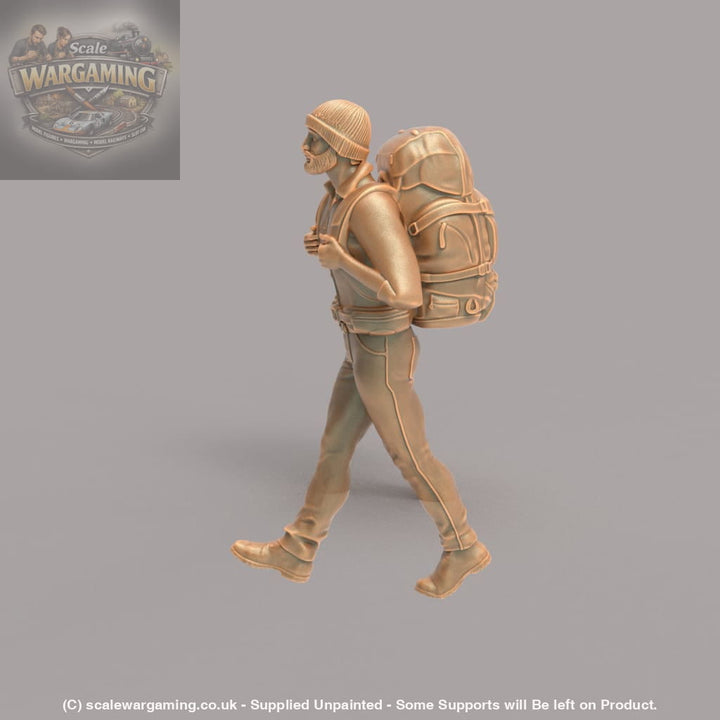 MM240 Male Hiker/Camping Walking Figure