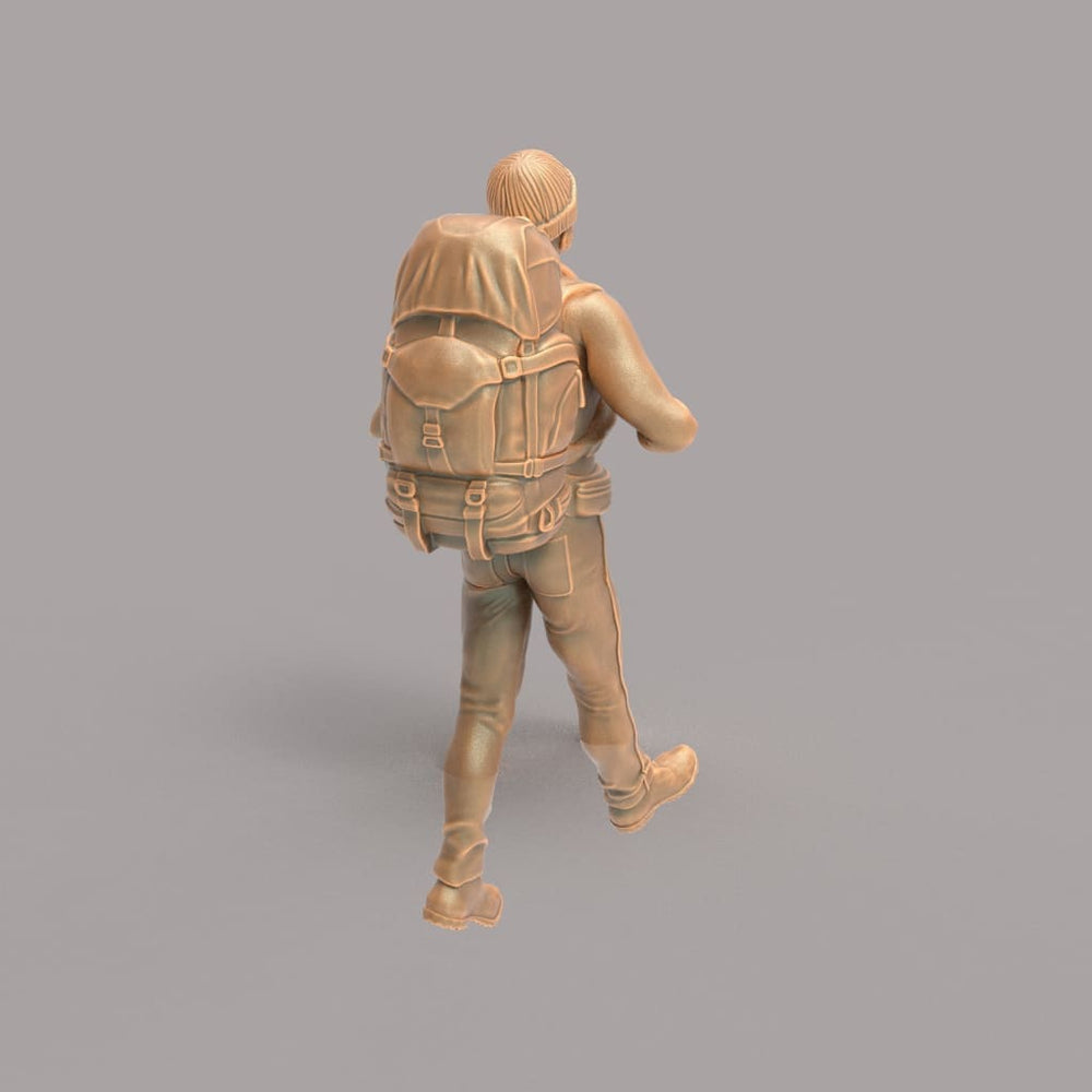 MM240 Male Hiker/Camping Walking Figure
