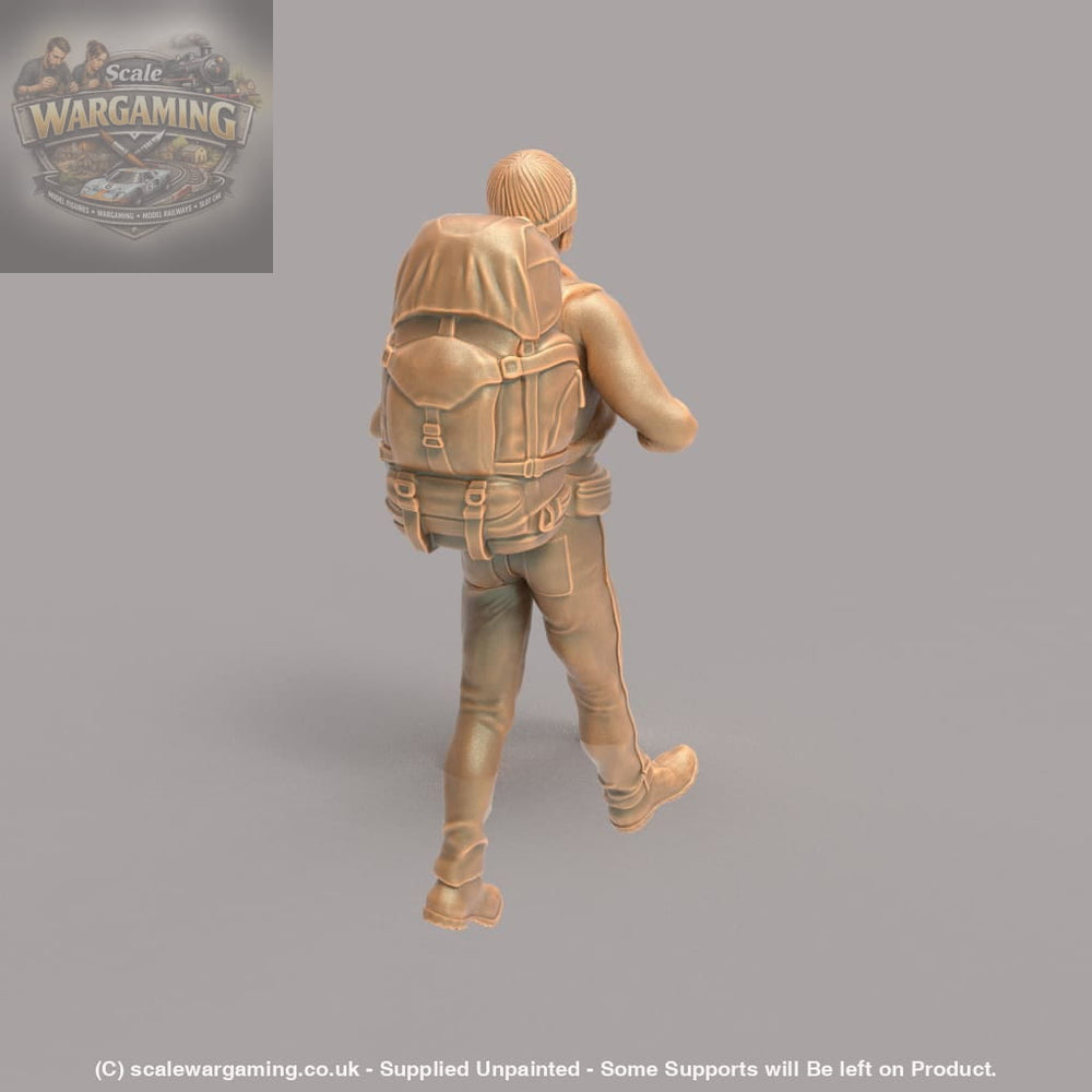 MM240 Male Hiker/Camping Walking Figure