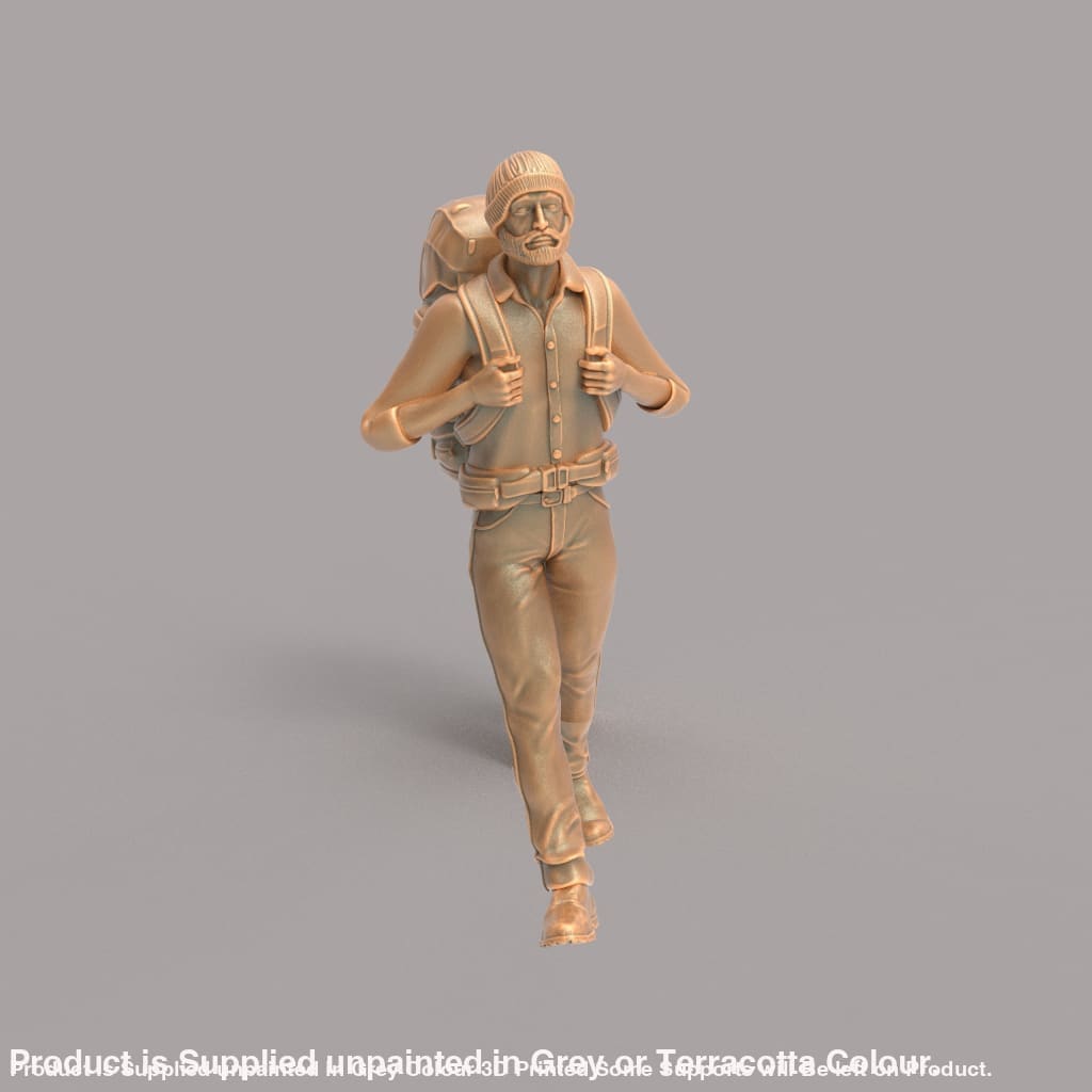 MM240 Male Hiker/Camping Walking Figure