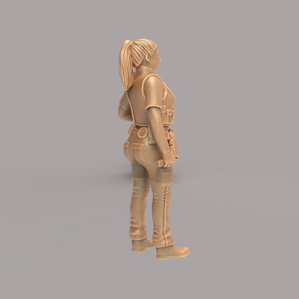 MM264 Female Police Officer Figure