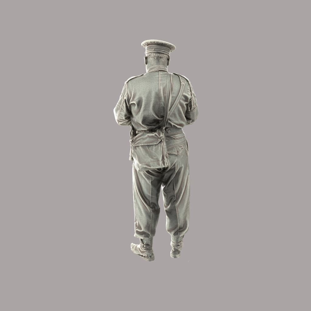 132s-0001 WW2 Military Policeman Figure