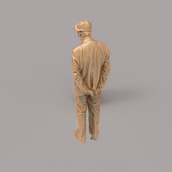 132s-0029 WW2 Older Gentleman Figure