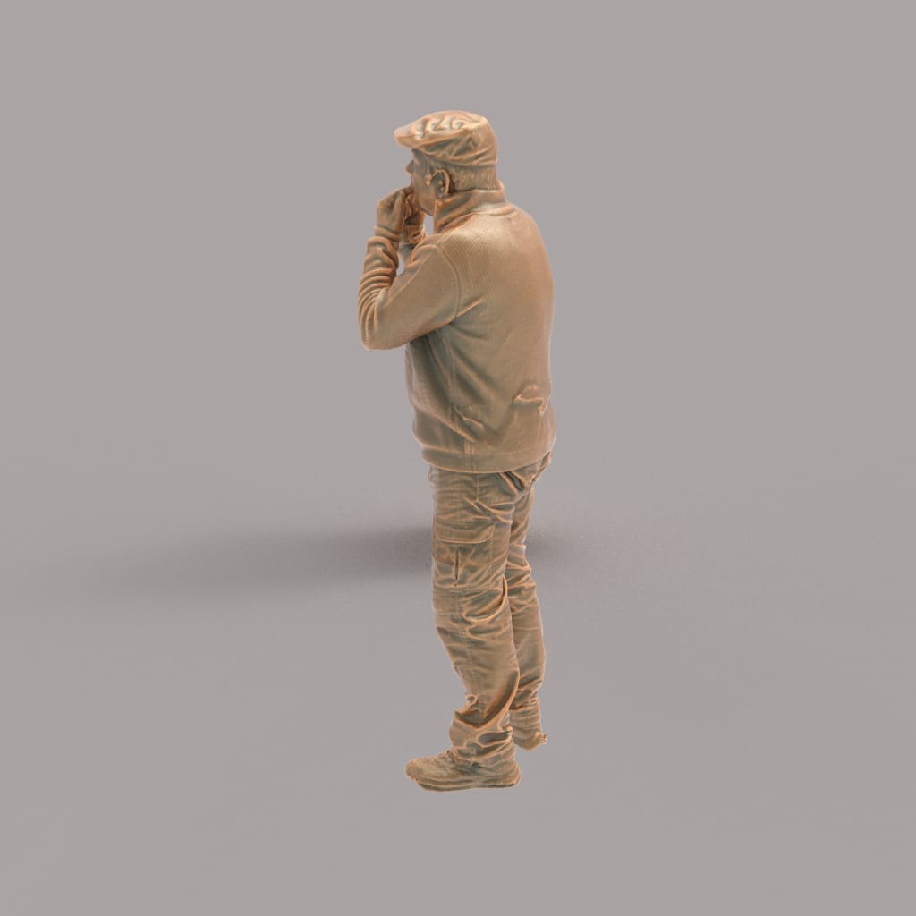 132s-0041 Whistling Farmer/Shepherd Figure